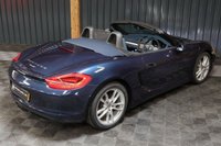 USED 2012 12 PORSCHE BOXSTER 2.7 24V 2d 265 BHP STUNNING COLOUR, LOW MILES, DARK BLUE WITH YACHT BLUE LEATHER INTERIOR, STUNNING COMBO.  BEAUTIFUL CAR WITH GREAT HISTORY