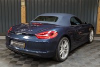 USED 2012 12 PORSCHE BOXSTER 2.7 24V 2d 265 BHP STUNNING COLOUR, LOW MILES, DARK BLUE WITH YACHT BLUE LEATHER INTERIOR, STUNNING COMBO.  BEAUTIFUL CAR WITH GREAT HISTORY