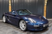 USED 2012 12 PORSCHE BOXSTER 2.7 24V 2d 265 BHP STUNNING COLOUR, LOW MILES, DARK BLUE WITH YACHT BLUE LEATHER INTERIOR, STUNNING COMBO.  BEAUTIFUL CAR WITH GREAT HISTORY