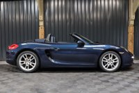 USED 2012 12 PORSCHE BOXSTER 2.7 24V 2d 265 BHP STUNNING COLOUR, LOW MILES, DARK BLUE WITH YACHT BLUE LEATHER INTERIOR, STUNNING COMBO.  BEAUTIFUL CAR WITH GREAT HISTORY
