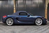 USED 2012 12 PORSCHE BOXSTER 2.7 24V 2d 265 BHP STUNNING COLOUR, LOW MILES, DARK BLUE WITH YACHT BLUE LEATHER INTERIOR, STUNNING COMBO.  BEAUTIFUL CAR WITH GREAT HISTORY