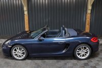 USED 2012 12 PORSCHE BOXSTER 2.7 24V 2d 265 BHP STUNNING COLOUR, LOW MILES, DARK BLUE WITH YACHT BLUE LEATHER INTERIOR, STUNNING COMBO.  BEAUTIFUL CAR WITH GREAT HISTORY