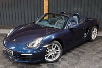USED 2012 12 PORSCHE BOXSTER 2.7 24V 2d 265 BHP STUNNING COLOUR, LOW MILES, DARK BLUE WITH YACHT BLUE LEATHER INTERIOR, STUNNING COMBO.  BEAUTIFUL CAR WITH GREAT HISTORY