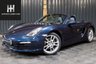 USED 2012 12 PORSCHE BOXSTER 2.7 24V 2d 265 BHP STUNNING COLOUR, LOW MILES, DARK BLUE WITH YACHT BLUE LEATHER INTERIOR, STUNNING COMBO.  BEAUTIFUL CAR WITH GREAT HISTORY