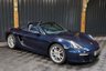 USED 2012 12 PORSCHE BOXSTER 2.7 24V 2d 265 BHP STUNNING COLOUR, LOW MILES, DARK BLUE WITH YACHT BLUE LEATHER INTERIOR, STUNNING COMBO.  BEAUTIFUL CAR WITH GREAT HISTORY