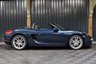 USED 2012 12 PORSCHE BOXSTER 2.7 24V 2d 265 BHP STUNNING COLOUR, LOW MILES, DARK BLUE WITH YACHT BLUE LEATHER INTERIOR, STUNNING COMBO.  BEAUTIFUL CAR WITH GREAT HISTORY