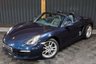 USED 2012 12 PORSCHE BOXSTER 2.7 24V 2d 265 BHP STUNNING COLOUR, LOW MILES, DARK BLUE WITH YACHT BLUE LEATHER INTERIOR, STUNNING COMBO.  BEAUTIFUL CAR WITH GREAT HISTORY