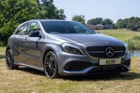 USED 2017 17 MERCEDES-BENZ A-CLASS A200d (136) AMG Line Premium 5dr Automatic Euro 6 (Navigation Diamond Grill, Black 18