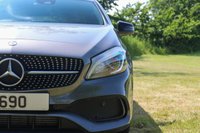 USED 2017 17 MERCEDES-BENZ A-CLASS A200d (136) AMG Line Premium 5dr Automatic Euro 6 (Navigation Diamond Grill, Black 18