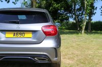 USED 2017 17 MERCEDES-BENZ A-CLASS A200d (136) AMG Line Premium 5dr Automatic Euro 6 (Navigation Diamond Grill, Black 18
