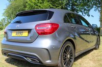 USED 2017 17 MERCEDES-BENZ A-CLASS A200d (136) AMG Line Premium 5dr Automatic Euro 6 (Navigation Diamond Grill, Black 18