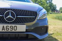 USED 2017 17 MERCEDES-BENZ A-CLASS A200d (136) AMG Line Premium 5dr Automatic Euro 6 (Navigation Diamond Grill, Black 18