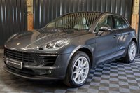 USED 2016 66 PORSCHE MACAN 3.0 D S PDK 5d 258 BHP AGATE AND PEBBLE INTERIOR, PAN ROOF, FULL HISTORY - PASM - PDLS - REVERSE CAMERA - 20 INCH ALLOYS -  NEW TYRES