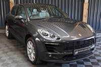 USED 2016 66 PORSCHE MACAN 3.0 D S PDK 5d 258 BHP AGATE AND PEBBLE INTERIOR, PAN ROOF, FULL HISTORY - PASM - PDLS - REVERSE CAMERA - 20 INCH ALLOYS -  NEW TYRES