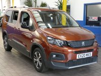 USED 2020 20 PEUGEOT RIFTER 1.5 BLUEHDI S/S GT LINE L 5d 129 BHP 7 SEATS SAT NAV PARK SENSORS 1 OWNER SERVICE HISTORY 6 MONTHS GOLD WARRANTY