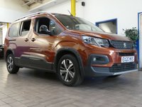 USED 2020 20 PEUGEOT RIFTER 1.5 BLUEHDI S/S GT LINE L 5d 129 BHP 7 SEATS SAT NAV PARK SENSORS 1 OWNER SERVICE HISTORY 6 MONTHS GOLD WARRANTY