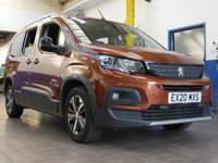USED 2020 20 PEUGEOT RIFTER 1.5 BLUEHDI S/S GT LINE L 5d 129 BHP 7 SEATS SAT NAV PARK SENSORS 1 OWNER SERVICE HISTORY 6 MONTHS GOLD WARRANTY