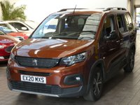USED 2020 20 PEUGEOT RIFTER 1.5 BLUEHDI S/S GT LINE L 5d 129 BHP 7 SEATS SAT NAV PARK SENSORS 1 OWNER SERVICE HISTORY 6 MONTHS GOLD WARRANTY