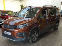 USED 2020 20 PEUGEOT RIFTER 1.5 BLUEHDI S/S GT LINE L 5d 129 BHP 7 SEATS SAT NAV PARK SENSORS 1 OWNER SERVICE HISTORY 6 MONTHS GOLD WARRANTY