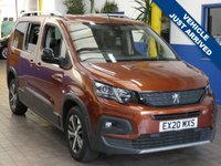USED 2020 20 PEUGEOT RIFTER 1.5 BLUEHDI S/S GT LINE L 5d 129 BHP 7 SEATS SAT NAV PARK SENSORS 1 OWNER SERVICE HISTORY 6 MONTHS GOLD WARRANTY