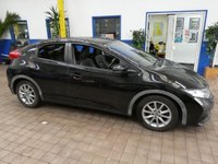 USED 2012 12 HONDA CIVIC 2.2 I-DTEC EX 5d 148 BHP &pound;35 ROAD TAX SAT NAV LEATHER REAR CAMERA 2 OWNERS 11 SERVICES TO 129K MILES