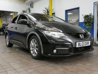 USED 2012 12 HONDA CIVIC 2.2 I-DTEC EX 5d 148 BHP &pound;35 ROAD TAX SAT NAV LEATHER REAR CAMERA 2 OWNERS 11 SERVICES TO 129K MILES
