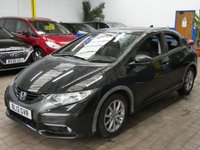 USED 2012 12 HONDA CIVIC 2.2 I-DTEC EX 5d 148 BHP &pound;35 ROAD TAX SAT NAV LEATHER REAR CAMERA 2 OWNERS 11 SERVICES TO 129K MILES