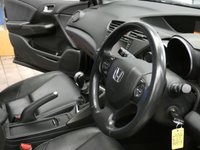 USED 2012 12 HONDA CIVIC 2.2 I-DTEC EX 5d 148 BHP &pound;35 ROAD TAX SAT NAV LEATHER REAR CAMERA 2 OWNERS 11 SERVICES TO 129K MILES