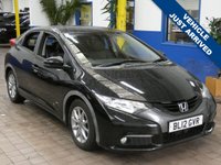 USED 2012 12 HONDA CIVIC 2.2 I-DTEC EX 5d 148 BHP &pound;35 ROAD TAX SAT NAV LEATHER REAR CAMERA 2 OWNERS 11 SERVICES TO 129K MILES
