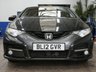 USED 2012 12 HONDA CIVIC 2.2 I-DTEC EX 5d 148 BHP &pound;35 ROAD TAX SAT NAV LEATHER REAR CAMERA 2 OWNERS 11 SERVICES TO 129K MILES