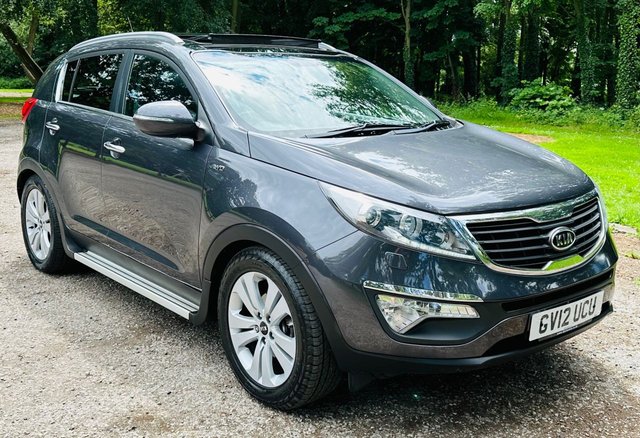 2012 12 Kia Sportage 2.0 CRDI KX-3 SAT NAV 5d 134 BHP