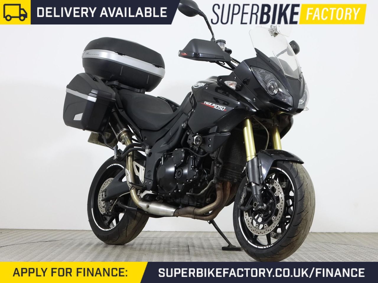 2012 TRIUMPH TIGER 1050 BLACK with 11854 miles Used Motorbikes