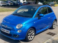USED 2014 64 FIAT 500C 1.2 S 3d 69 BHP ....Stunning Convertible.....Low Miles