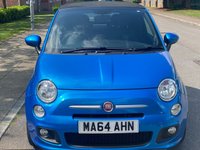 USED 2014 64 FIAT 500C 1.2 S 3d 69 BHP ....Stunning Convertible.....Low Miles