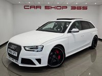 USED 2015 65 AUDI A4 4.2 FSI V8 (450 PS) LIMITED EDITION S TRONIC QUATTRO (EURO 5) 5DR + HIGH SPECIFICATION WITH �&pound;6,535 OF AUDI EXTRAS 20S+PANROOF+XENON-LED+R/CAMERA+EXCLUSIVE RS BUCKETS