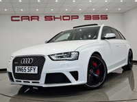 USED 2015 65 AUDI A4 4.2 FSI V8 (450 PS) LIMITED EDITION S TRONIC QUATTRO (EURO 5) 5DR + HIGH SPECIFICATION WITH �&pound;6,535 OF AUDI EXTRAS 20S+PANROOF+XENON-LED+R/CAMERA+EXCLUSIVE RS BUCKETS