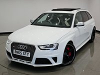 USED 2015 65 AUDI A4 4.2 FSI V8 (450 PS) LIMITED EDITION S TRONIC QUATTRO (EURO 5) 5DR + HIGH SPECIFICATION WITH �&pound;6,535 OF AUDI EXTRAS 20S+PANROOF+XENON-LED+R/CAMERA+EXCLUSIVE RS BUCKETS