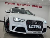 USED 2015 65 AUDI A4 4.2 FSI V8 (450 PS) LIMITED EDITION S TRONIC QUATTRO (EURO 5) 5DR + HIGH SPECIFICATION WITH �&pound;6,535 OF AUDI EXTRAS 20S+PANROOF+XENON-LED+R/CAMERA+EXCLUSIVE RS BUCKETS