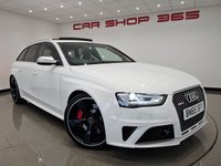 USED 2015 65 AUDI A4 4.2 FSI V8 (450 PS) LIMITED EDITION S TRONIC QUATTRO (EURO 5) 5DR + HIGH SPECIFICATION WITH �&pound;6,535 OF AUDI EXTRAS 20S+PANROOF+XENON-LED+R/CAMERA+EXCLUSIVE RS BUCKETS