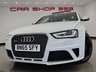 USED 2015 65 AUDI A4 4.2 FSI V8 (450 PS) LIMITED EDITION S TRONIC QUATTRO (EURO 5) 5DR + HIGH SPECIFICATION WITH �&pound;6,535 OF AUDI EXTRAS 20S+PANROOF+XENON-LED+R/CAMERA+EXCLUSIVE RS BUCKETS