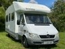 USED 2004 54 MERCEDES-BENZ SPRINTER Benimar Oscara 4 Berth with Fixed beds 2.7 316 CDI LWB 156 BHP REAR GARAGE