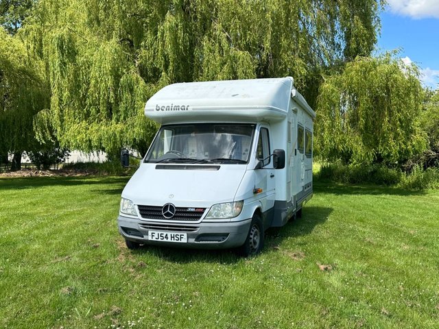 2004 54 Mercedes-Benz Sprinter Benimar Oscara 4 Berth with Fixed beds 2.7 316 CDI LWB 156 BHP
