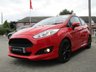 USED 2013 63 FORD FIESTA 1.6 ZETEC S TDCI 3d 94 BHP Finished in RACE RED with contrasting GREY SPORTS Cloth interior trim. This Fiesta is a small car that you can really enjoy driving. Economical and cheap to run, stylish to look at and some great features including ZERO Road Tax, B/Tooth, 17"Alloys, Air Con and much more, makes this a must for the first time driver or small family. Dealer Serviced at 12029 miles, 24892 miles, 30366 miles, 34939 miles, 37405 miles, 40307 miles, 44248 miles, 50971 miles and on arrival at 55729 miles.