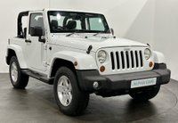 USED 2011 11 JEEP WRANGLER 2.8 SAHARA CRD 2d 197 BHP Striking High Gloss  White Ready for summer Jeep Sahara FREE UK DELIVERY