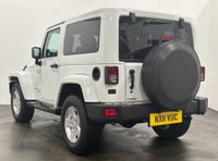 USED 2011 11 JEEP WRANGLER 2.8 SAHARA CRD 2d 197 BHP Striking High Gloss  White Ready for summer Jeep Sahara FREE UK DELIVERY