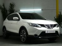 USED 2014 14 NISSAN QASHQAI 1.6 DCI TEKNA 5d 128 BHP &pound;35 ROAD TAX SAT NAV LEATHER SUNROOF CAMERA LOW MILEAGE 2 OWNERS FROM NEW 8 SERVICES TO 38K MILES