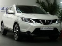 USED 2014 14 NISSAN QASHQAI 1.6 DCI TEKNA 5d 128 BHP &pound;35 ROAD TAX SAT NAV LEATHER SUNROOF CAMERA LOW MILEAGE 2 OWNERS FROM NEW 8 SERVICES TO 38K MILES