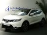 USED 2014 14 NISSAN QASHQAI 1.6 DCI TEKNA 5d 128 BHP &pound;35 ROAD TAX SAT NAV LEATHER SUNROOF CAMERA LOW MILEAGE 2 OWNERS FROM NEW 8 SERVICES TO 38K MILES