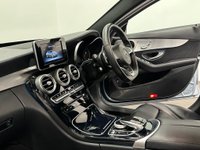 USED 2015 15 MERCEDES-BENZ C-CLASS 2.1 C250 BLUETEC AMG LINE PREMIUM 4d 204 BHP C250 204 BHP, AMG LINE PREMIUM , Panoramic Electric Slide Roof, Black Leather, Striking Iridium silver metallic, 18" Diamond cut alloy AMG  wheels
