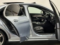 USED 2015 15 MERCEDES-BENZ C-CLASS 2.1 C250 BLUETEC AMG LINE PREMIUM 4d 204 BHP C250 204 BHP, AMG LINE PREMIUM , Panoramic Electric Slide Roof, Black Leather, Striking Iridium silver metallic, 18" Diamond cut alloy AMG  wheels